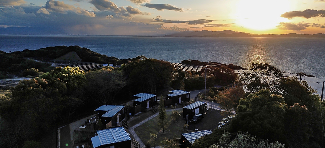 海を独り占めする場所に宿泊